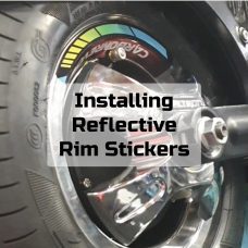 Installing Reflective Rim Sticker for DTX