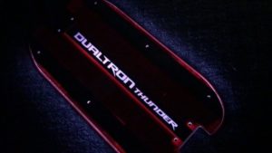 Carbonrevo Dualtron LED 3D Deck - Red with Grip Tape 3