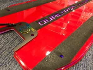 Carbonrevo Dualtron LED 3D Deck - Red with Grip Tape