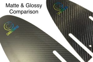 Carbonrevo Mudguard Carbon - Matte & Glossy Finish Comparison