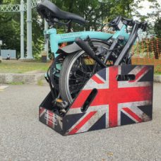 Brompton Bicycle Box with Sticker Skin