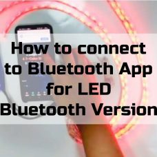 How to connect to LED with Bluetooth